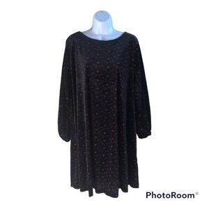 The Nines by HATCH™ Long Sleeve Velvet Swing Maternity Dress Size XXL